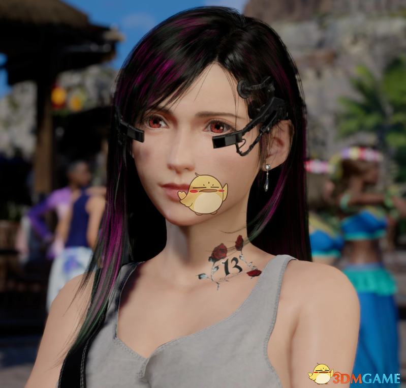 《最终幻想7：重生》蒂法的赛博朋克朱迪装束MOD