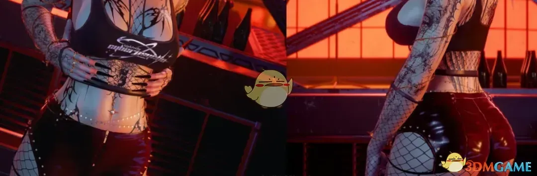 《赛博朋克2077》性感皮革短裤MOD