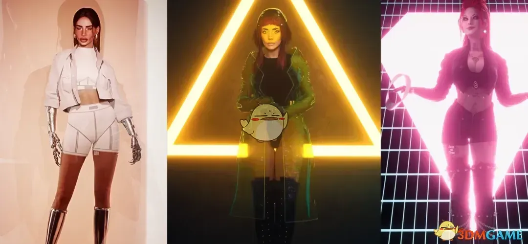 《赛博朋克2077》背景光环道具包MOD