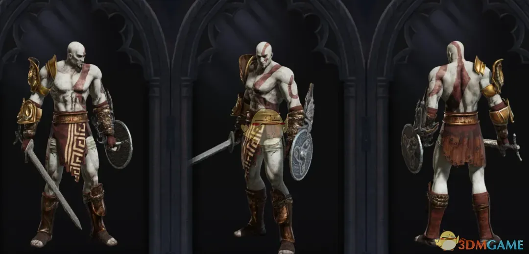 《艾尔登法环：黑夜君临》战神4奎托斯外观MOD