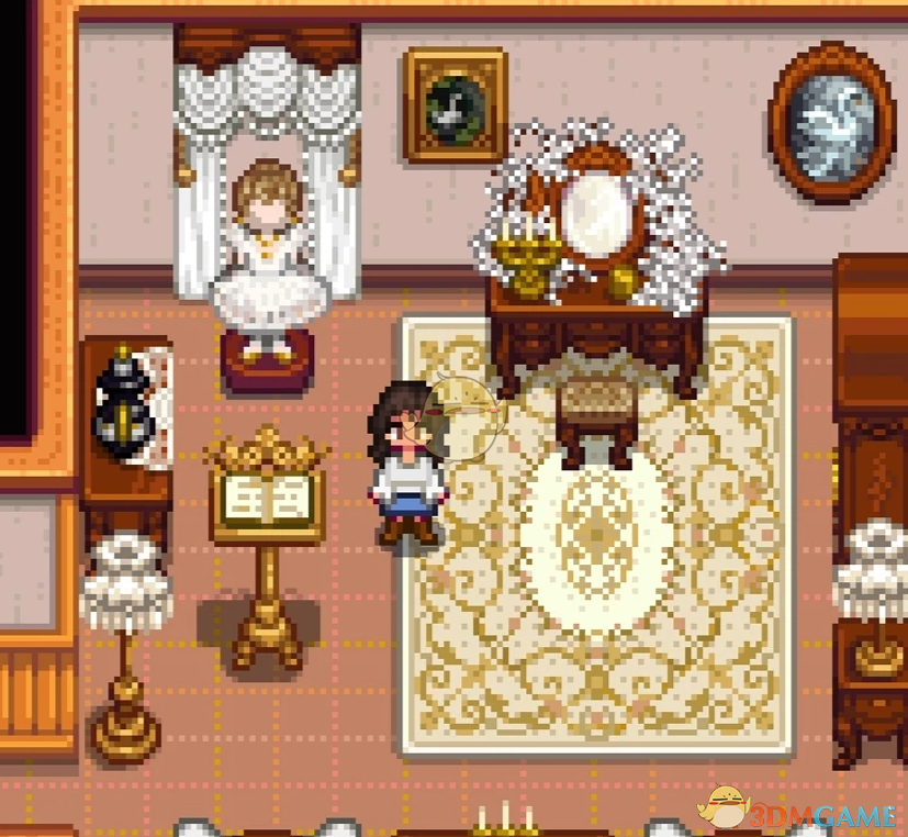 《星露谷物语》维多利亚天鹅家具包MOD