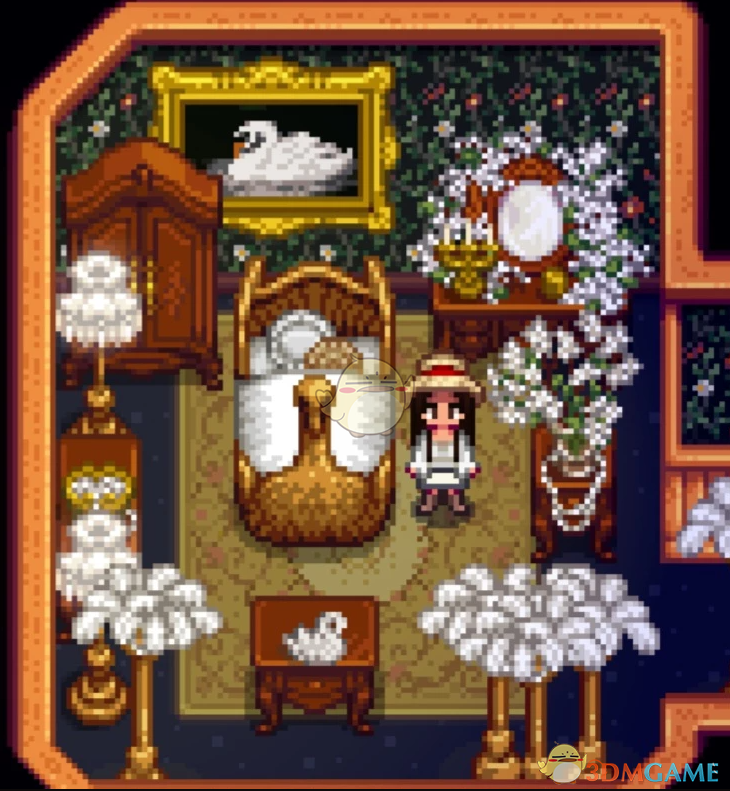 《星露谷物语》维多利亚天鹅家具包MOD