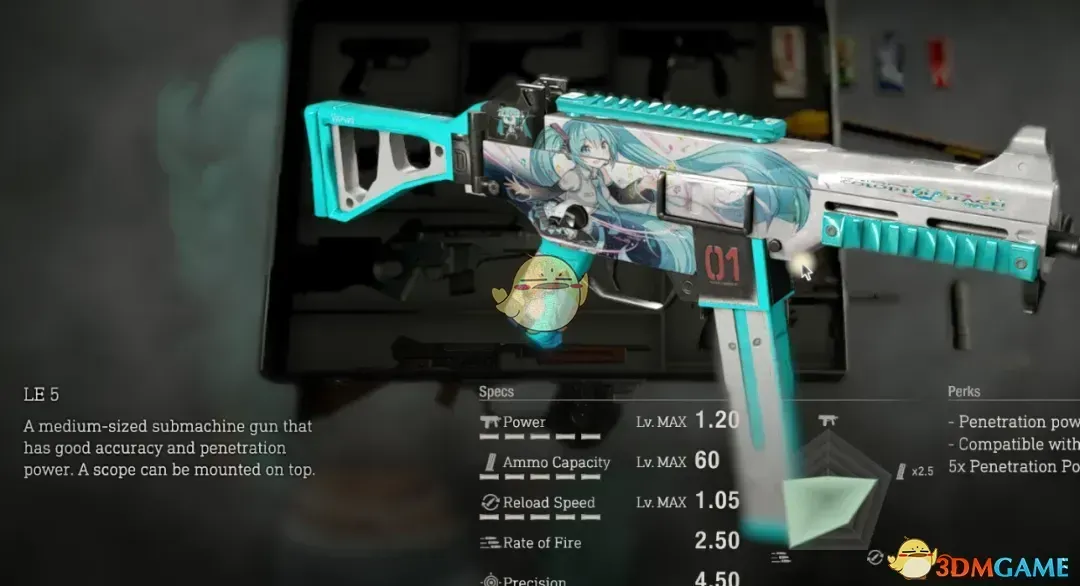 《生化危机4：重制版》初音未来UMP45冲锋枪MOD