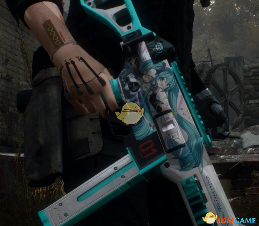 《生化危机4：重制版》初音未来UMP45冲锋枪MOD