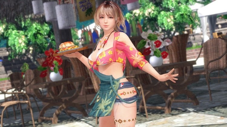 《死或生沙灘排球 維納斯假期》新女神梅格上島 與短發(fā)咖啡店店員一起偷懶吧