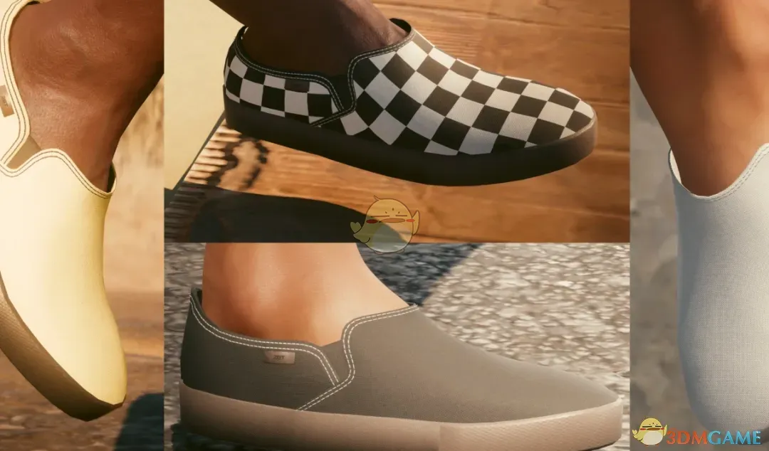 《赛博朋克2077》简约帆布鞋MOD