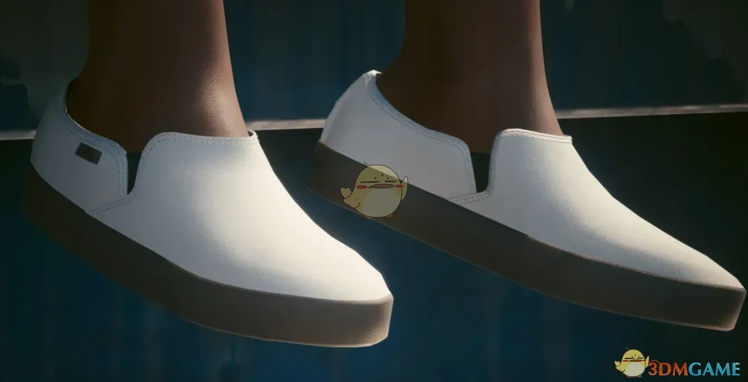 《赛博朋克2077》简约帆布鞋MOD