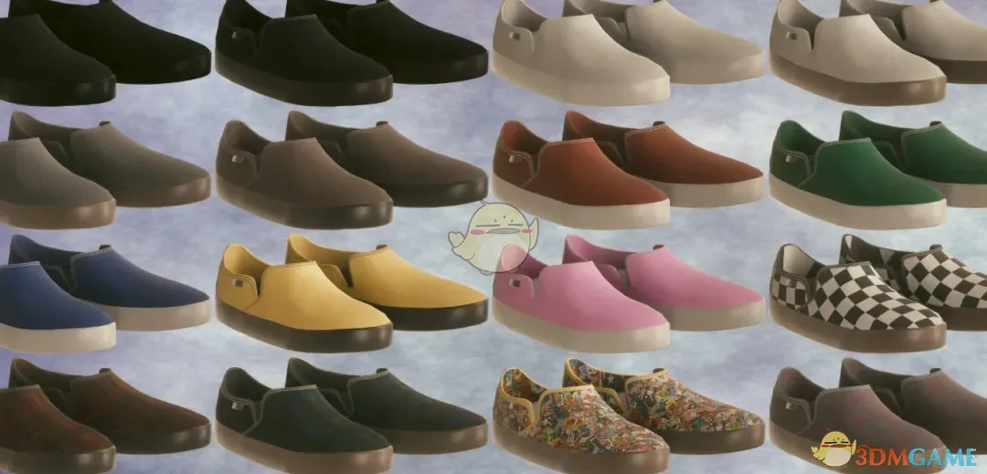 《赛博朋克2077》简约帆布鞋MOD