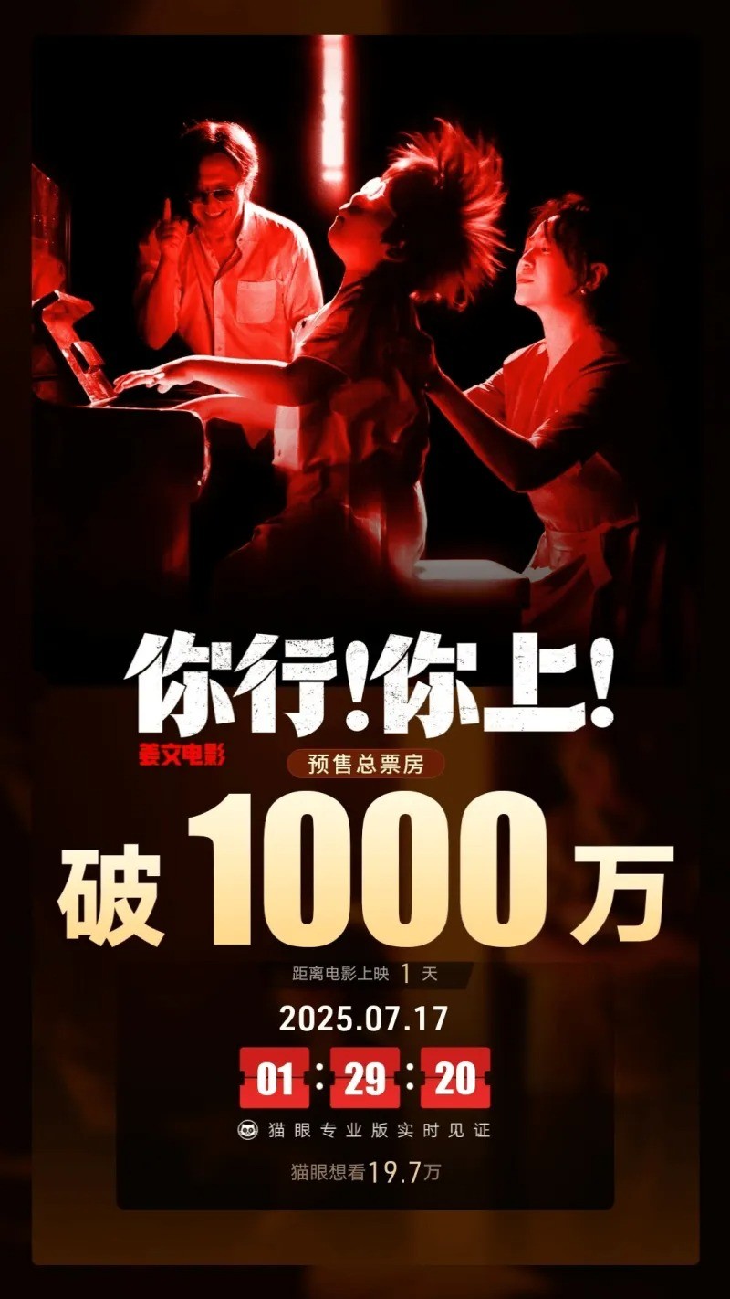 姜文《你行!你上!》新預(yù)告 點(diǎn)映及預(yù)售票房破千萬(wàn)