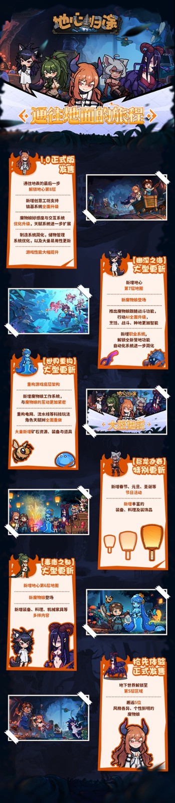 掘地求生重返地表《地心归途》正式版今日上线 和魔物娘一起揭开地心之谜！