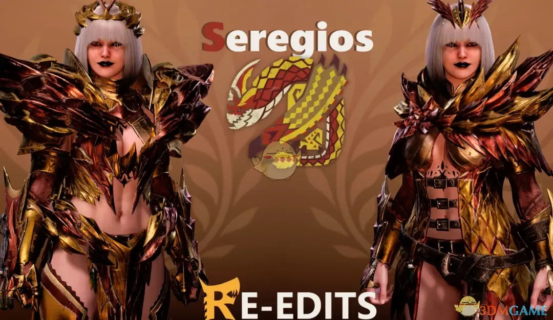 《怪物猎人：荒野》更加轻薄的千刃龙套装MOD