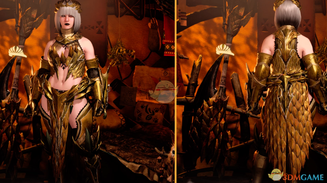 《怪物猎人：荒野》更加轻薄的千刃龙套装MOD