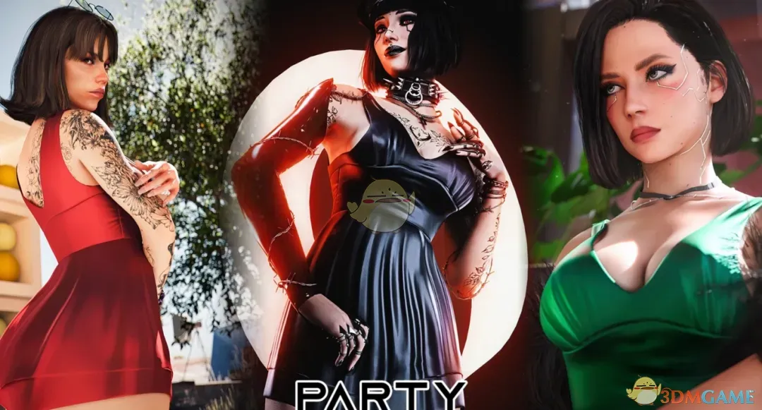 《赛博朋克2077》性感派对礼服MOD