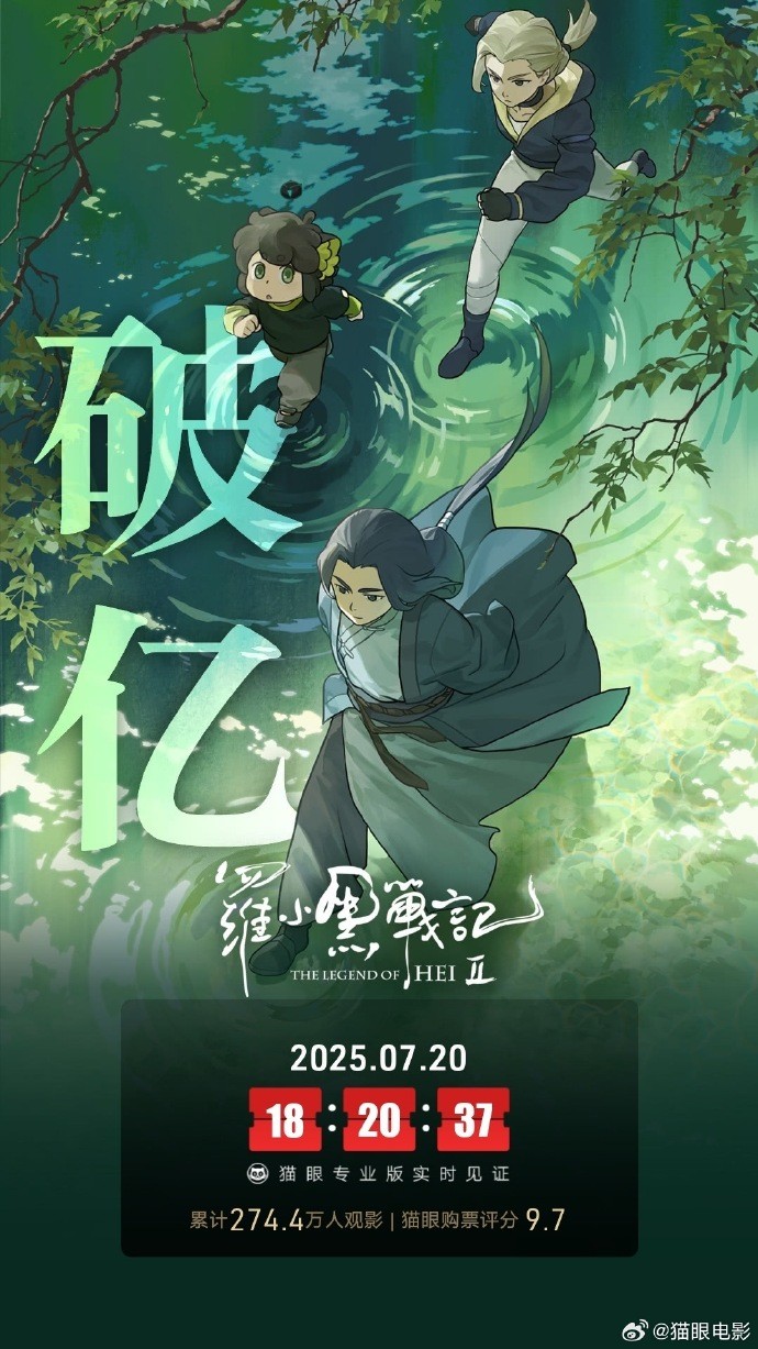  《黑神话：悟空》杨奇盛赞《罗小黑战记2》：值得一看！