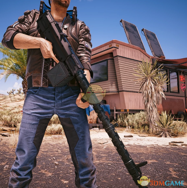 《赛博朋克2077》军用科技轻机枪MOD