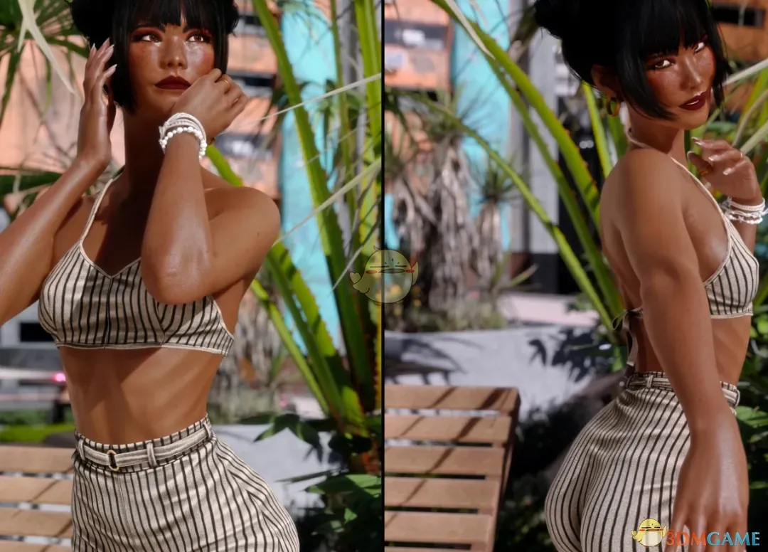 《赛博朋克2077》海报女郎比基尼MOD