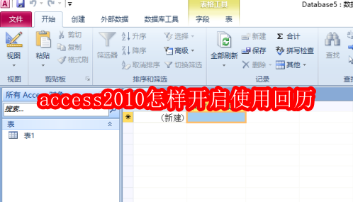 access2010怎样开启使用回历