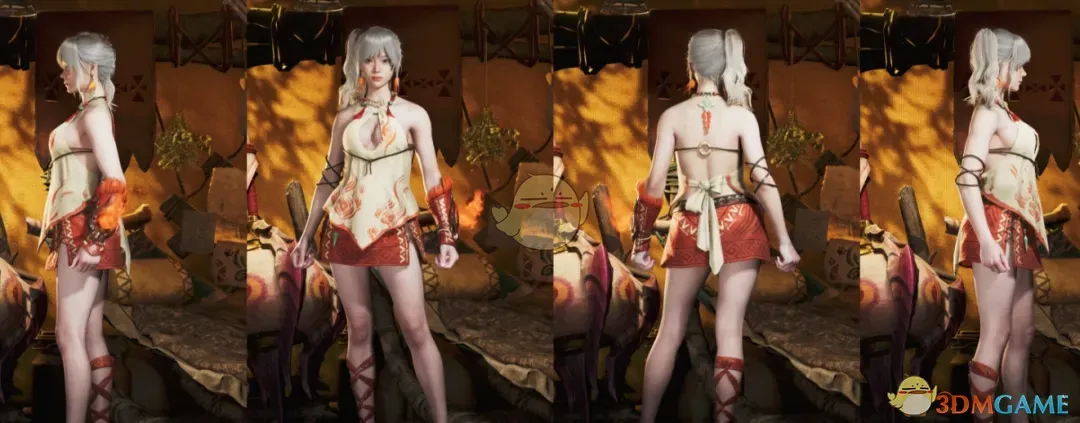 《怪物猎人：荒野》更加清凉的火蹈女装MOD