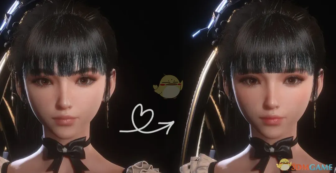 《剑星》可爱的刘海发型MOD