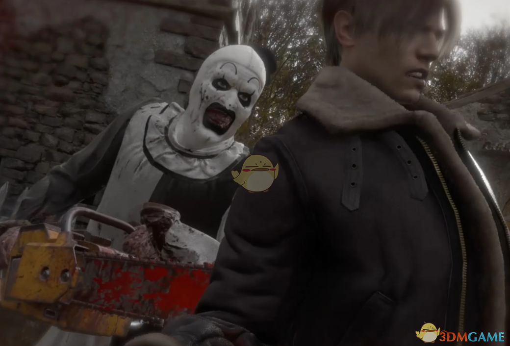 《生化危机4：重制版》断魂小丑亚特替换电锯MOD