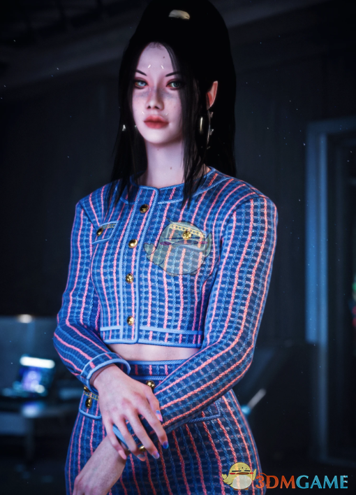 《赛博朋克2077》香奈儿精致衣裙MOD