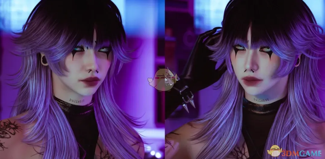 《赛博朋克2077》金星渐变色狼尾MOD