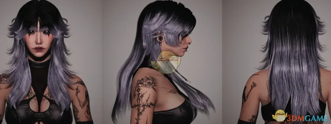 《赛博朋克2077》金星渐变色狼尾MOD