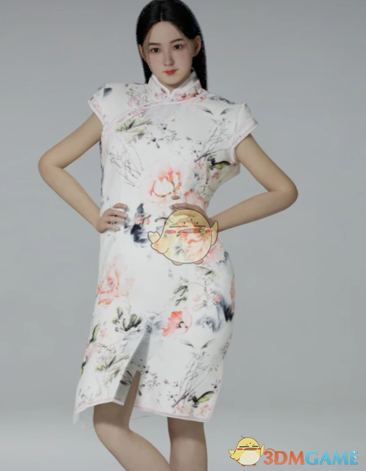 《InZOI》中式山水旗袍MOD