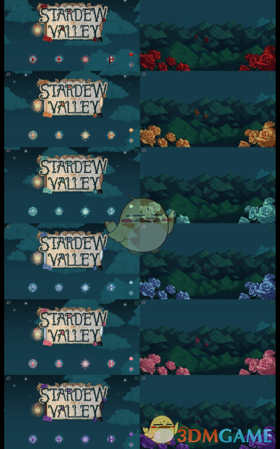 《星露谷物语》哥特风主题UI界面MOD