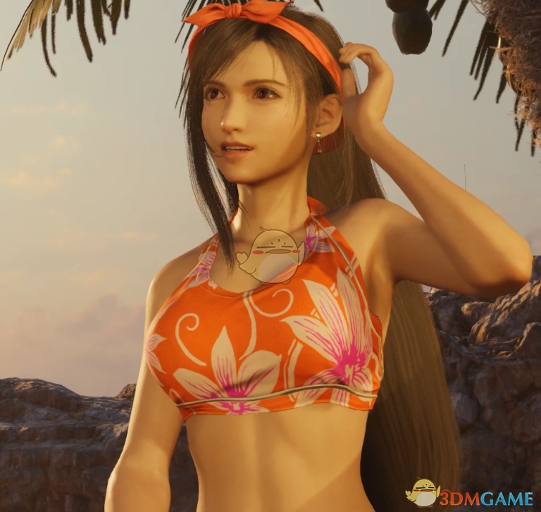 《最终幻想7：重生》蒂法的蜜桔沙滩套装MOD