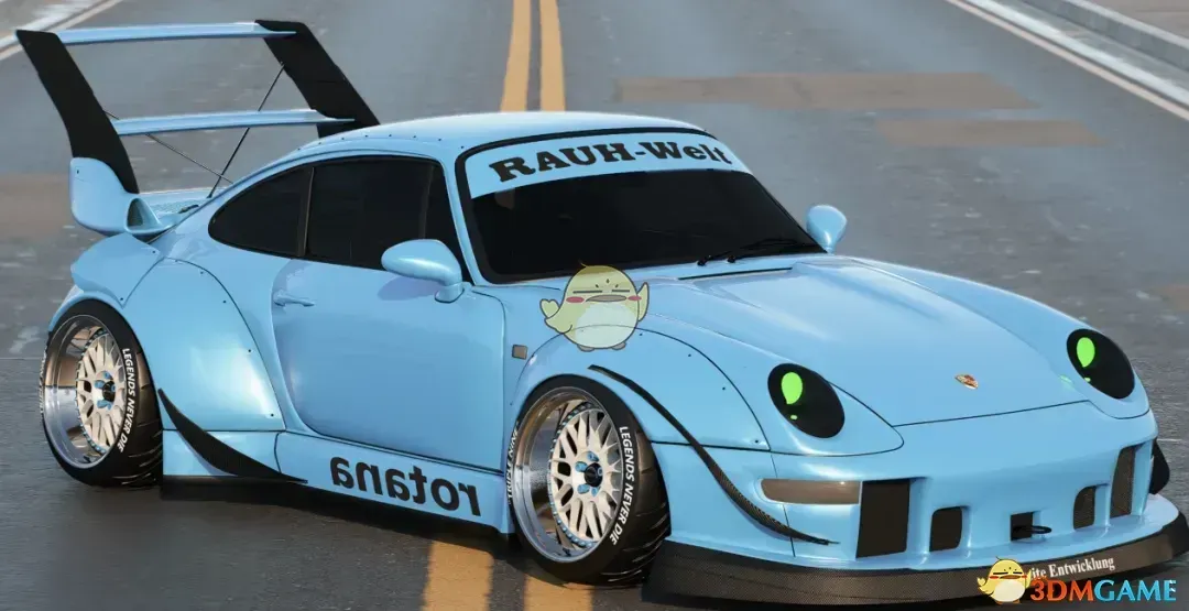 《赛博朋克2077》保时捷 993 RWB超级跑车MOD