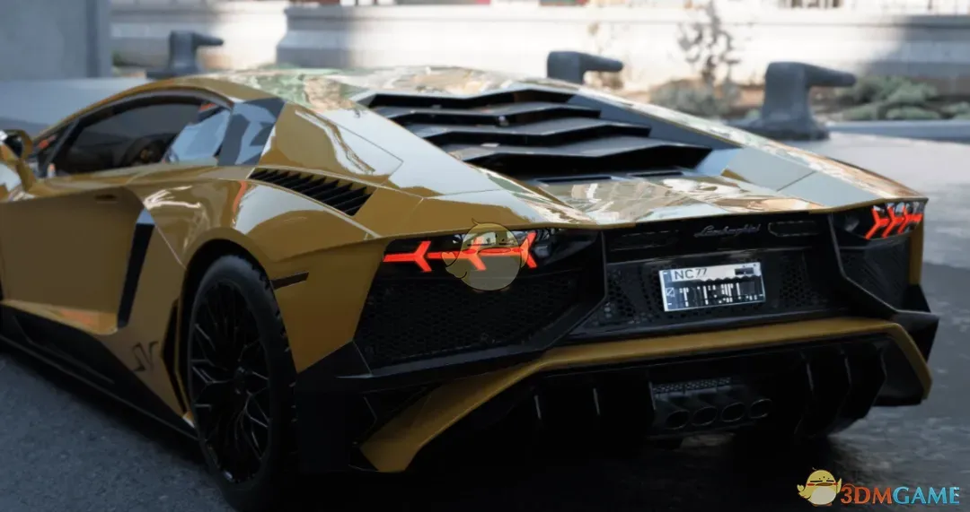 《赛博朋克2077》兰博基尼 Aventador SV跑车MOD