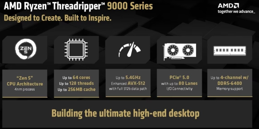 AMD最强发烧级桌面CPU售价公布！1499美元起 7月31日上市
