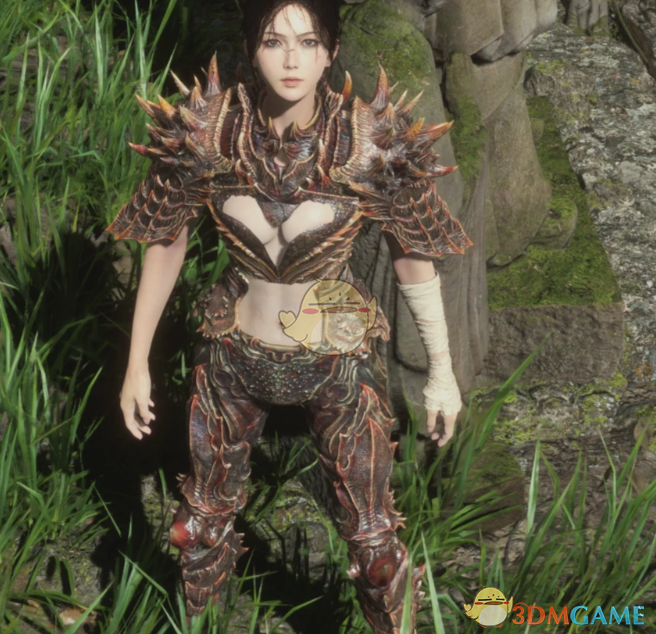 《明末:渊虚之羽》更性感的蚰蜒套装MOD