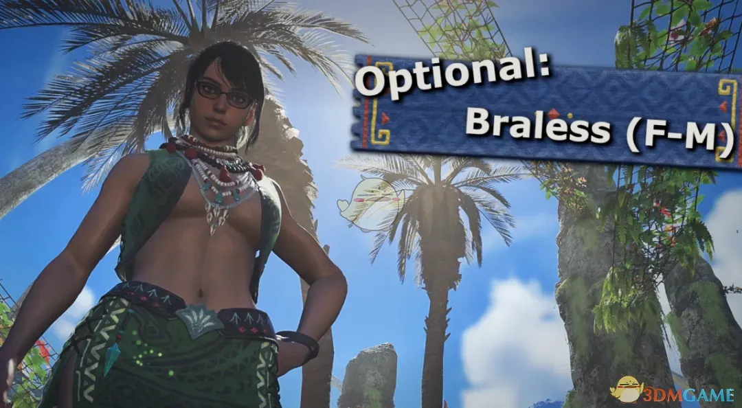 《怪物猎人:荒野》更加性感丰满的火蹈套装MOD