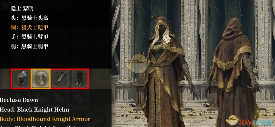 《艾尔登法环》黑夜君临全隐士的外观MOD