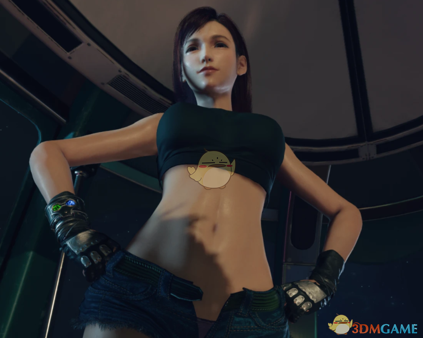 《最终幻想7：重生》蒂法的动漫黑礁莱薇服装MOD