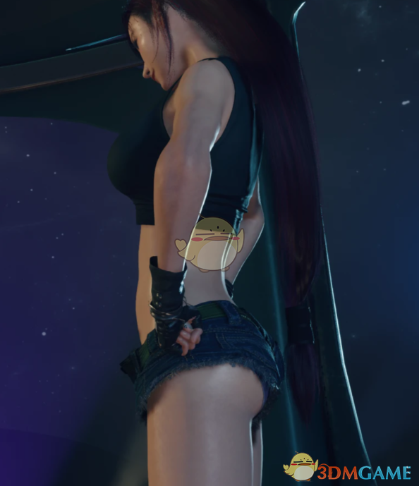 《最终幻想7：重生》蒂法的动漫黑礁莱薇服装MOD