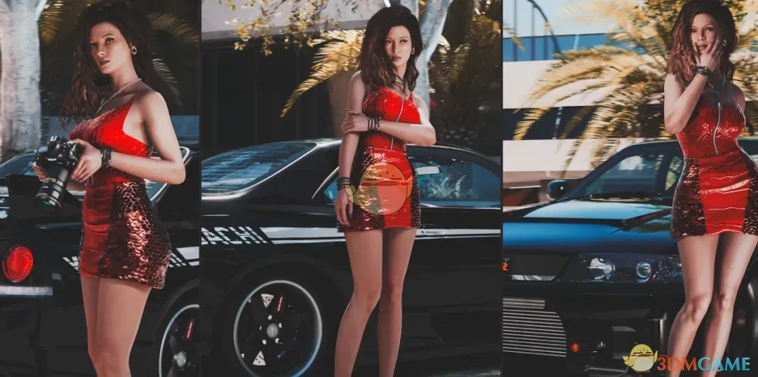 《赛博朋克2077》夏日甜心裙MOD