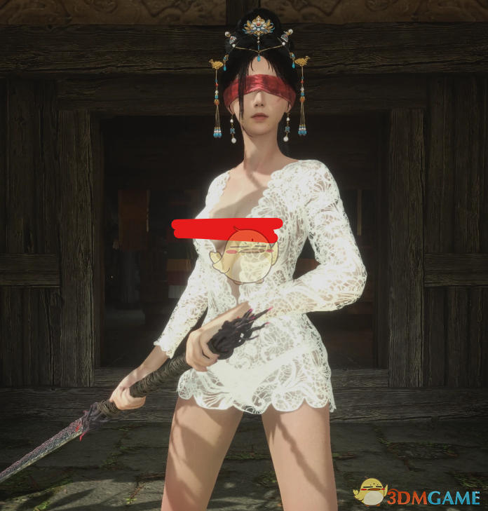 《明末：渊虚之羽》无常的白色蕾丝衬衫MOD