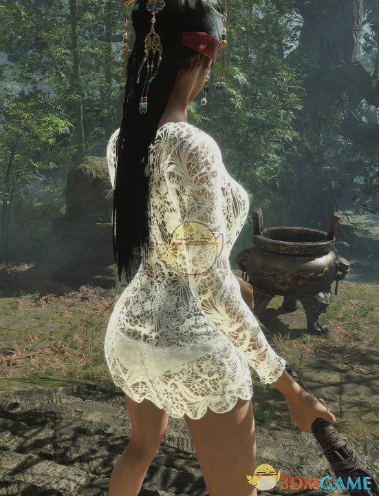 《明末：渊虚之羽》无常的白色蕾丝衬衫MOD