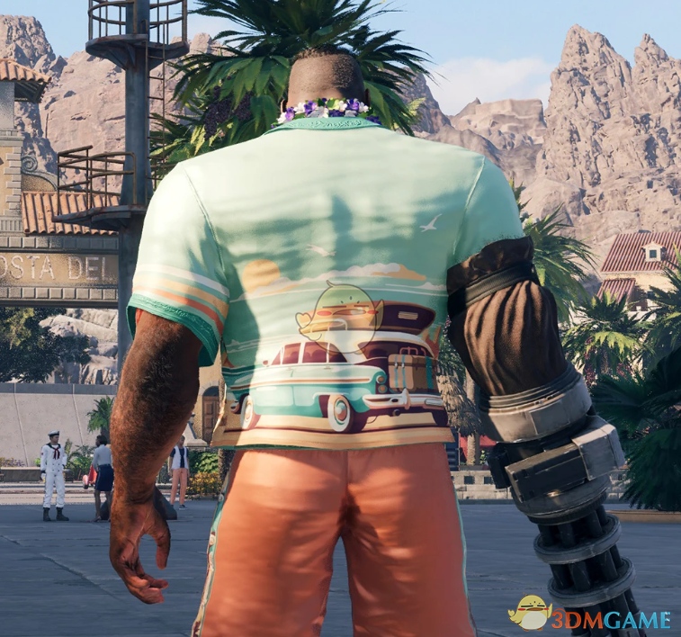 《最终幻想7:重生》巴雷特的沙滩度假休闲装MOD