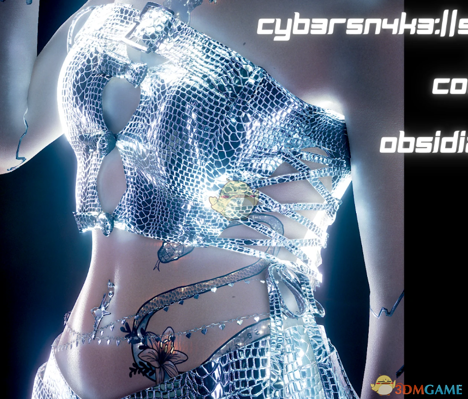 《赛博朋克2077》性感黑曜石套装MOD