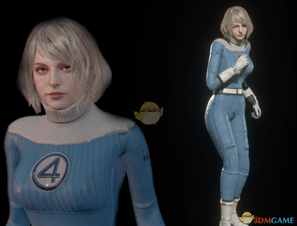 《生化危机4：重制版》阿什莉的神奇四侠制服MOD