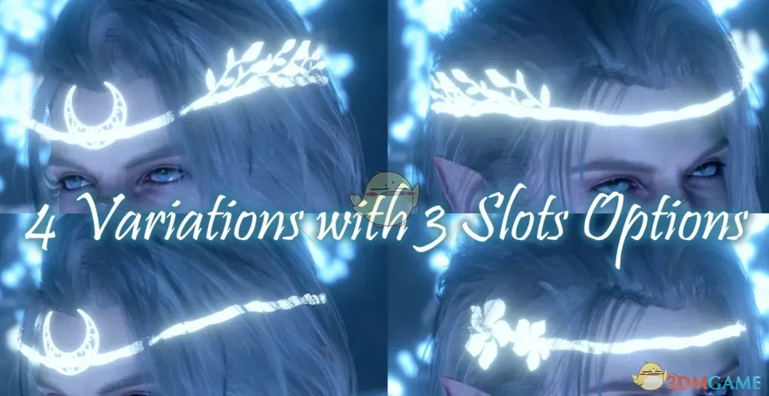 《博德之门3》月神光环头饰MOD