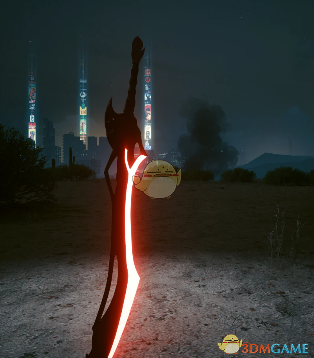 《赛博朋克2077》魔王学院理灭剑MOD