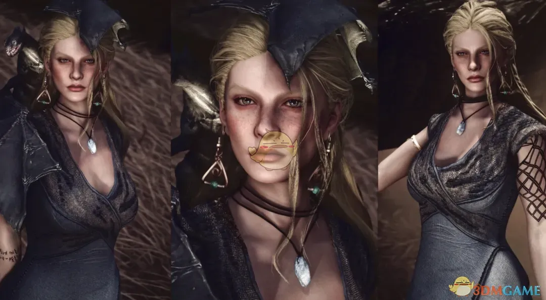 《上古卷轴5：天际重制版》权力的游戏龙母连衣裙MOD