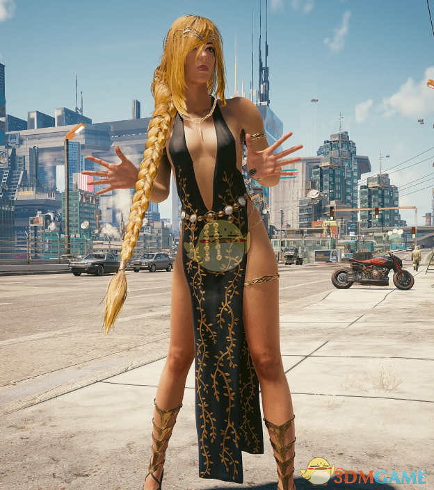 《赛博朋克2077》玛丽卡女王连衣裙MOD