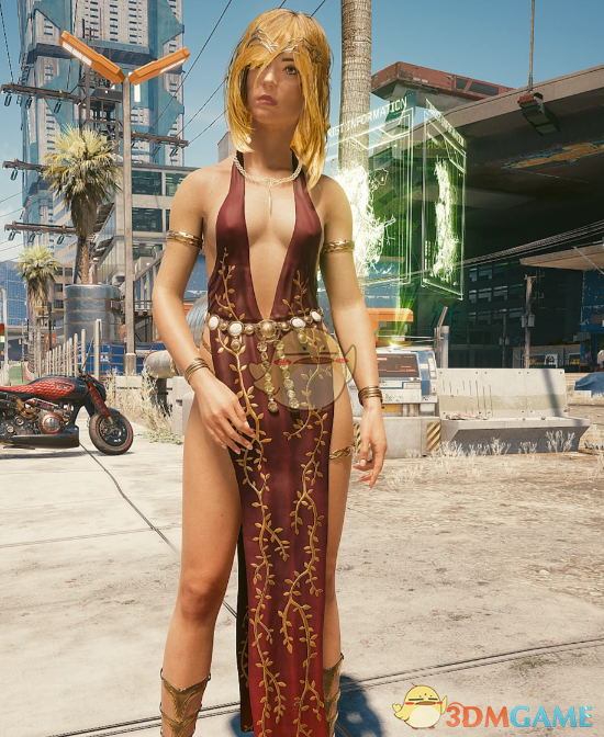 《赛博朋克2077》玛丽卡女王连衣裙MOD