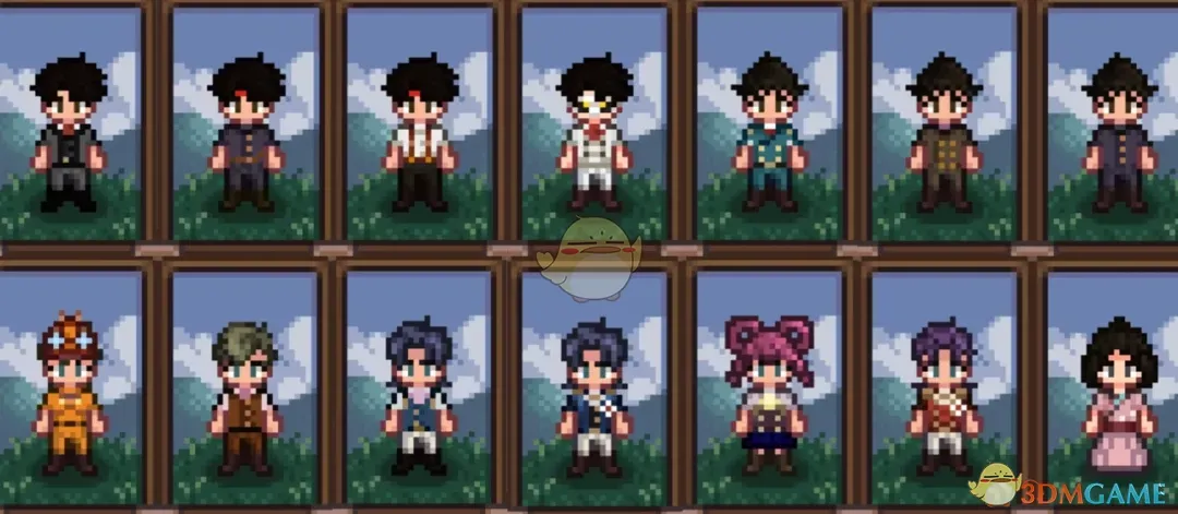 《星露谷物语》大逆转裁判编年史服装MOD